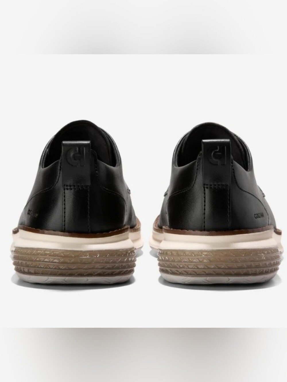 Size 12 - 🆕️ Cole Haan Zerogrand Black Leather Derby Shoes - Picture 2 of 11